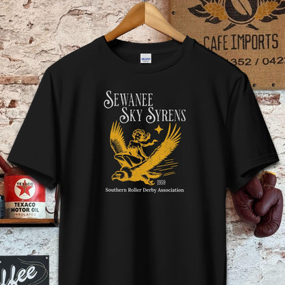 T-shirt / Black / S Sewanee Sky Syrens Roller Derby Shirt