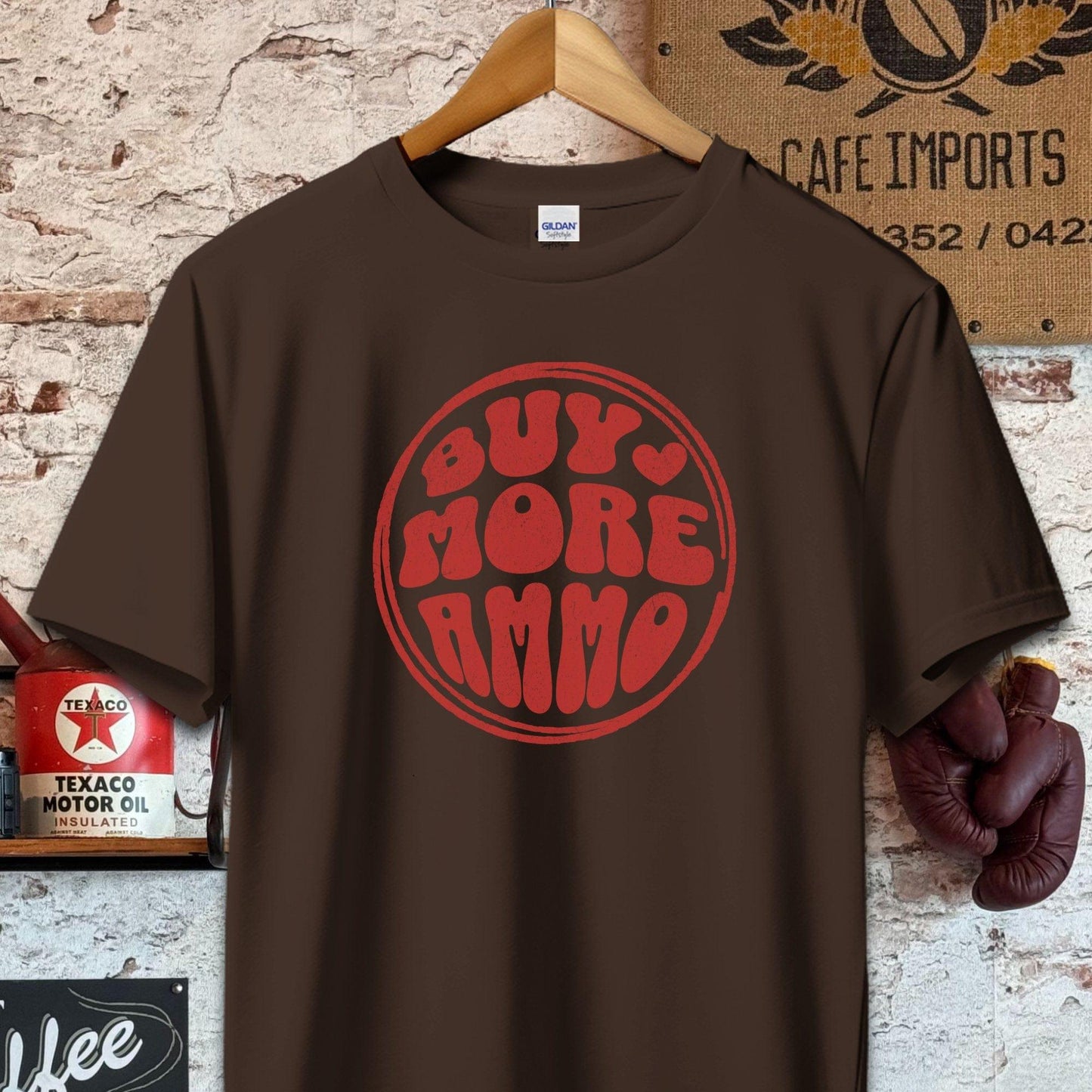 T-shirt / Dark Chocolate / S Buy More Ammo Shirt