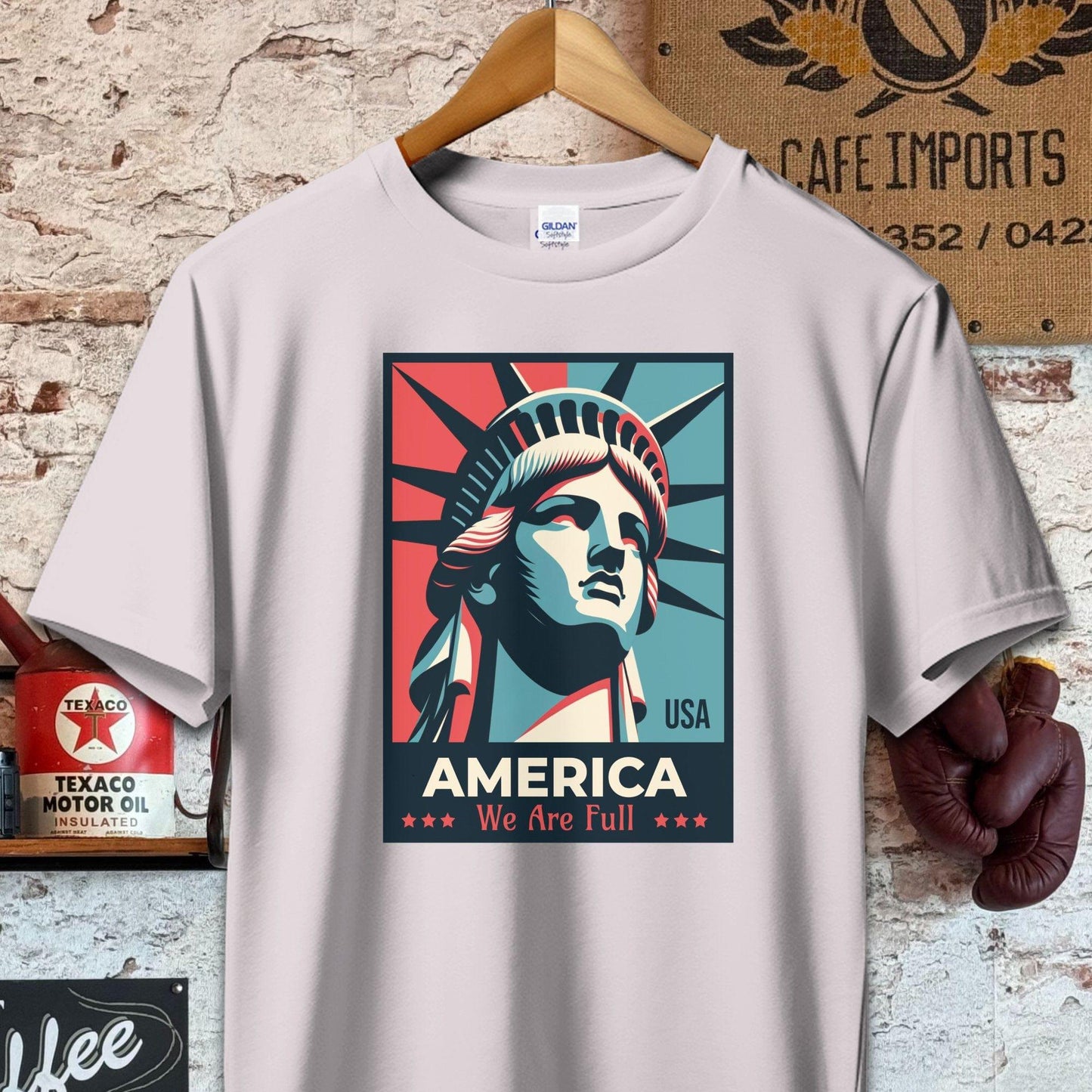 T-shirt / Ice Grey / S America We Are Full Shirt