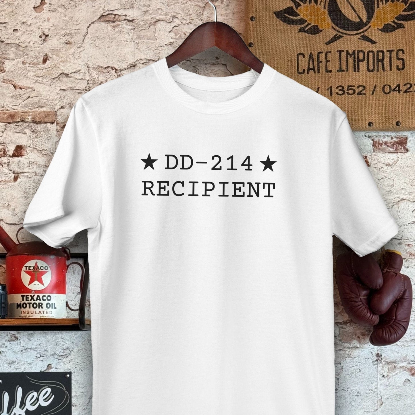 T-shirt / M / White DD-214 Recipient Shirts