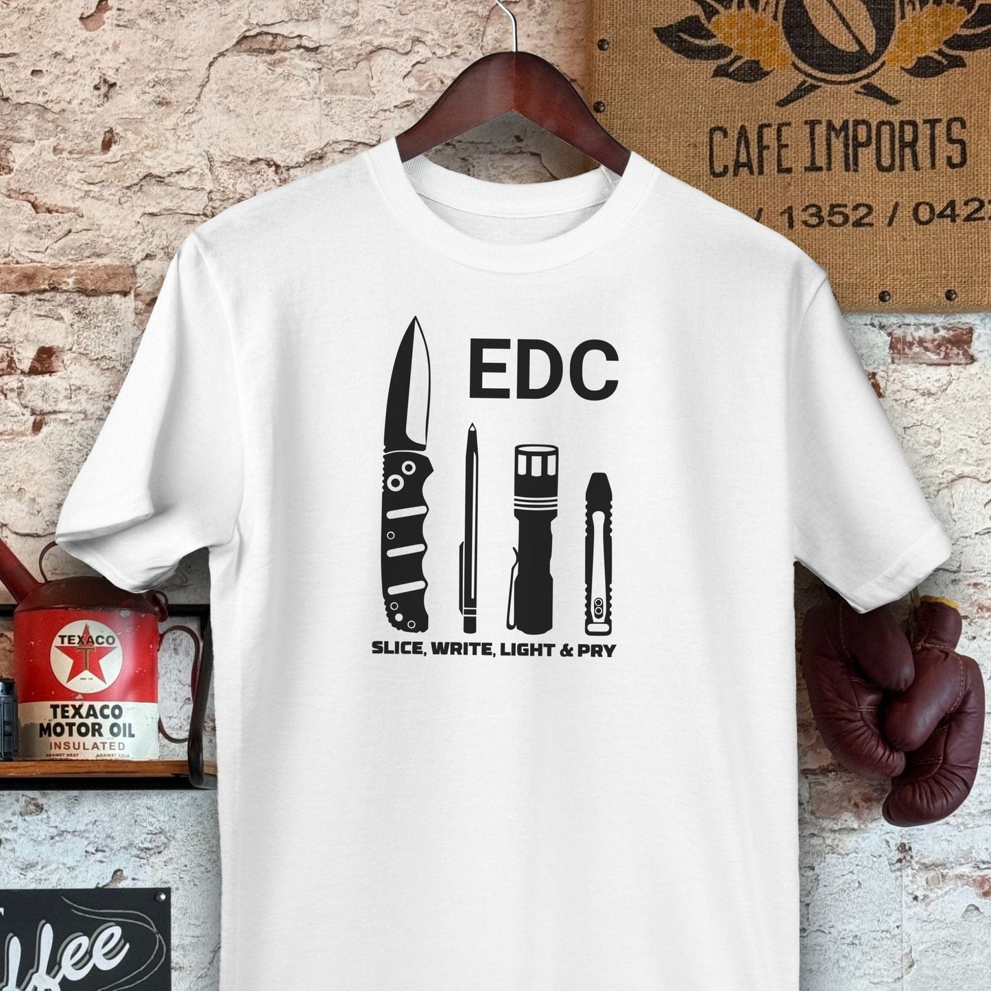 T-shirt / M / White EDC Slice Write Light Pry Shirts