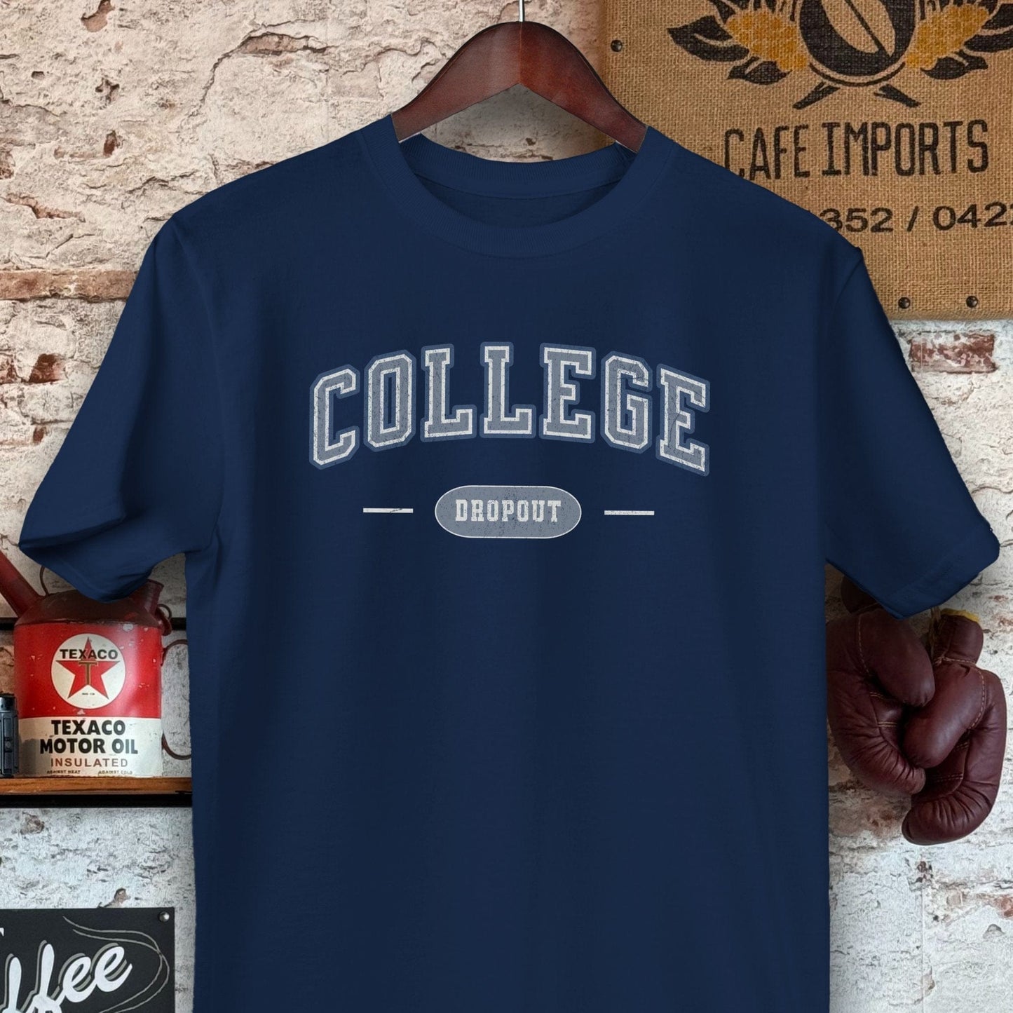 T-shirt / Navy / S College Dropout Shirts