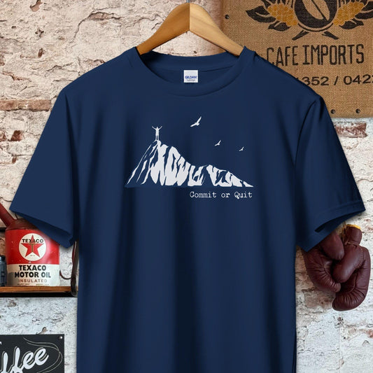 T-shirt / Navy / S Commit or Quit Shirt