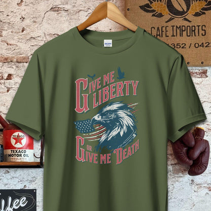 T-shirt / Olive / S Give Me Liberty Shirt