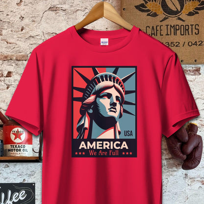 T-shirt / Red / S America We Are Full Shirt