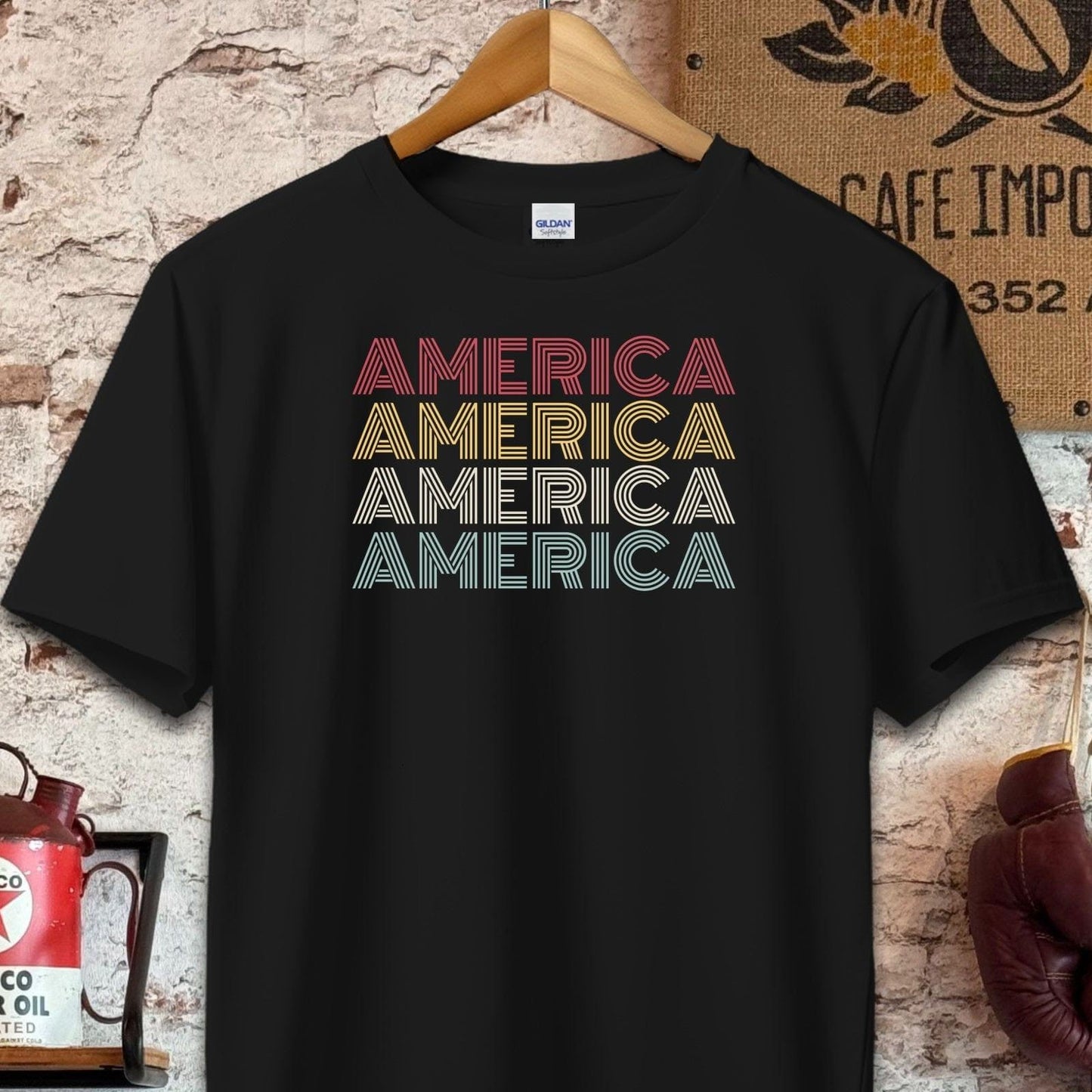 T-shirt / S / Black American Pride Shirt