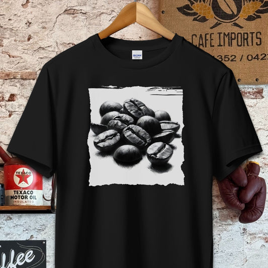 T-shirt / S / Black Coffee Beans Shirt