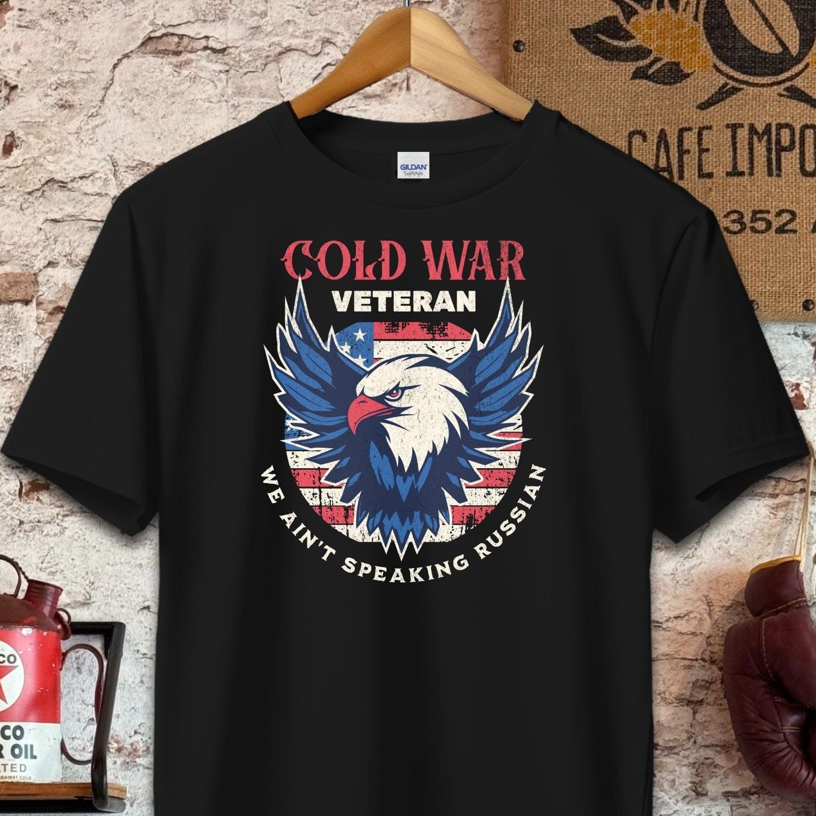 T-shirt / S / Black Cold War Veteran Shirt