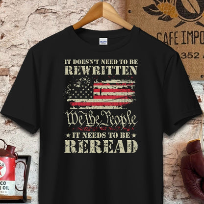 T-shirt / S / Black It Needs To Be Reread Shirt