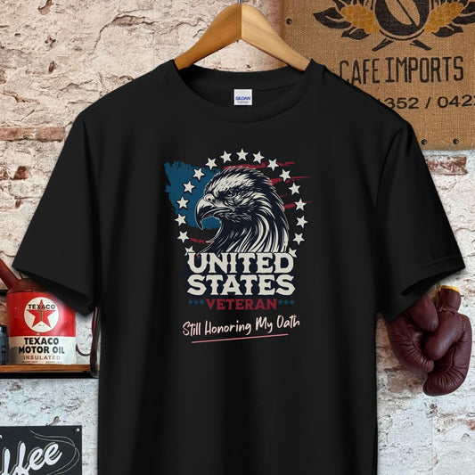 T-shirt / S / Black Veteran Still Honoring My Oath Shirt