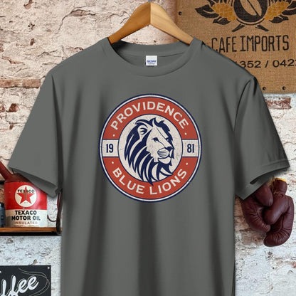 T-shirt / S / Charcoal Providence Blue Lions Sports Team Shirt