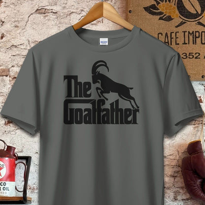 T-shirt / S / Charcoal The Goatfather Shirt