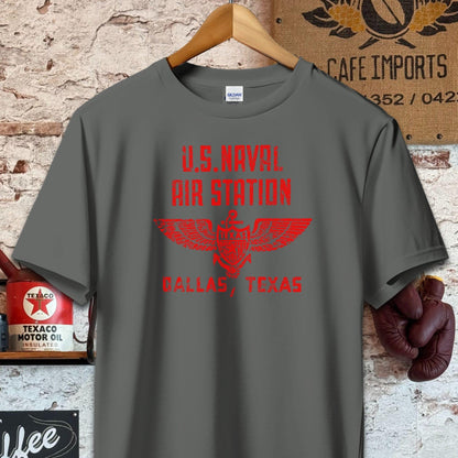 T-shirt / S / Charcoal U.S. Naval Air Station Dallas, TX Shirt