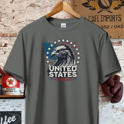 T-shirt / S / Charcoal United States Veteran Shirt