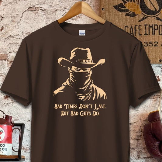 T-shirt / S / Dark Chocolate Bad Times Don't Last Shirt