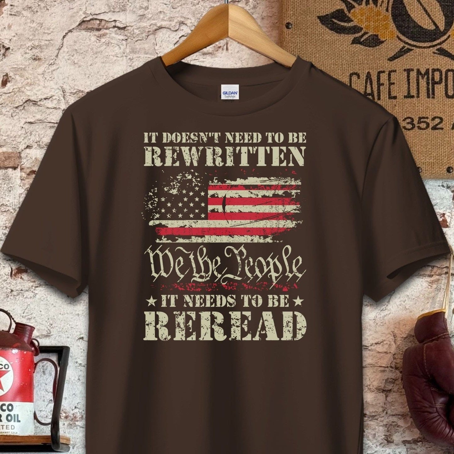 T-shirt / S / Dark Chocolate It Needs To Be Reread Shirt