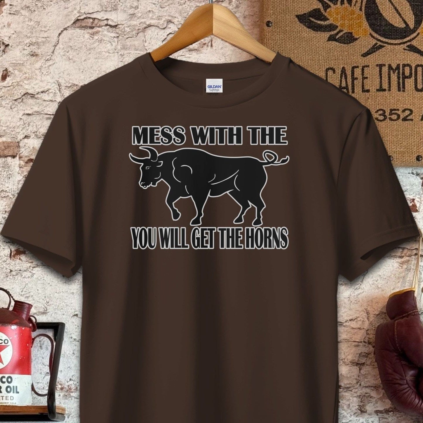 T-shirt / S / Dark Chocolate Mess With The Bull T-Shirt