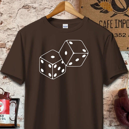 T-shirt / S / Dark Chocolate Tumbling Dice Shirt