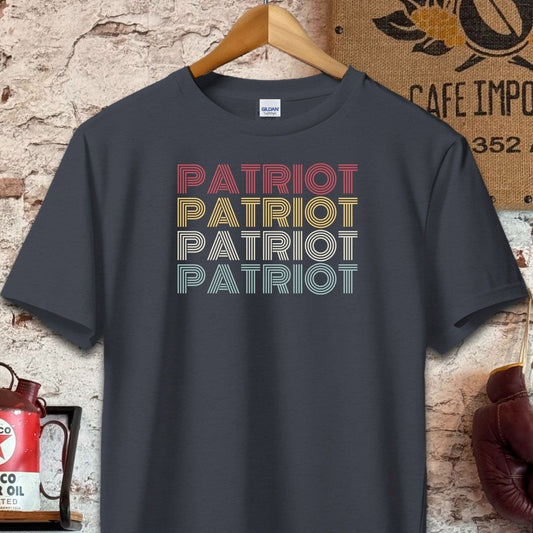 T-shirt / S / Dark Heather Colorful Patriot Shirt