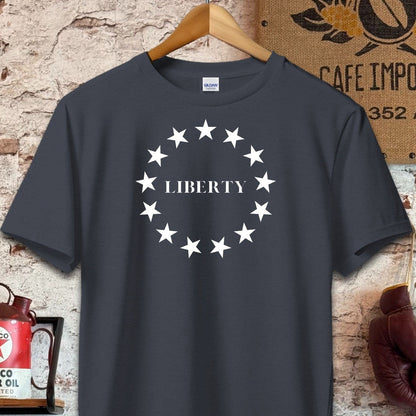 T-shirt / S / Dark Heather Liberty and Stars Shirt