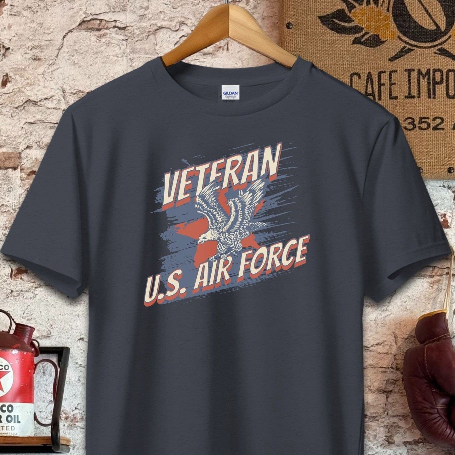 T-shirt / S / Dark Heather U.S. Air Force Veteran Shirt