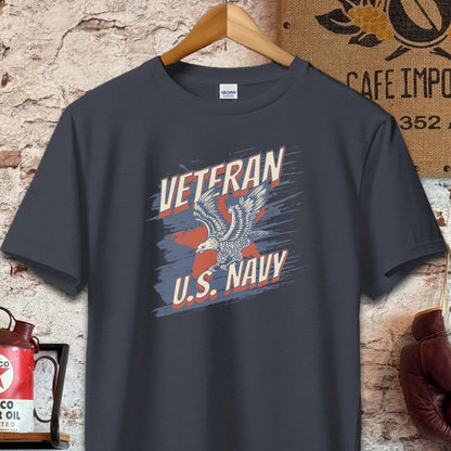 T-shirt / S / Dark Heather U.S. Navy Veteran Shirt