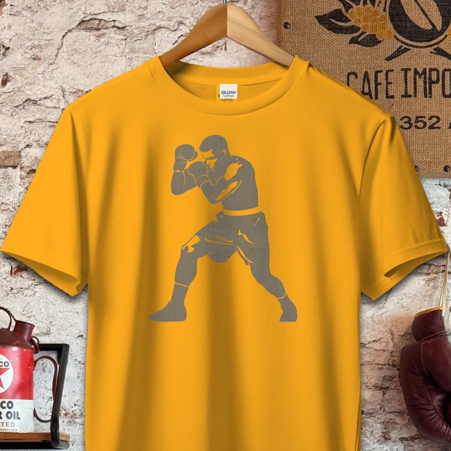 T-shirt / S / Gold Boxing Inspiration Shirt