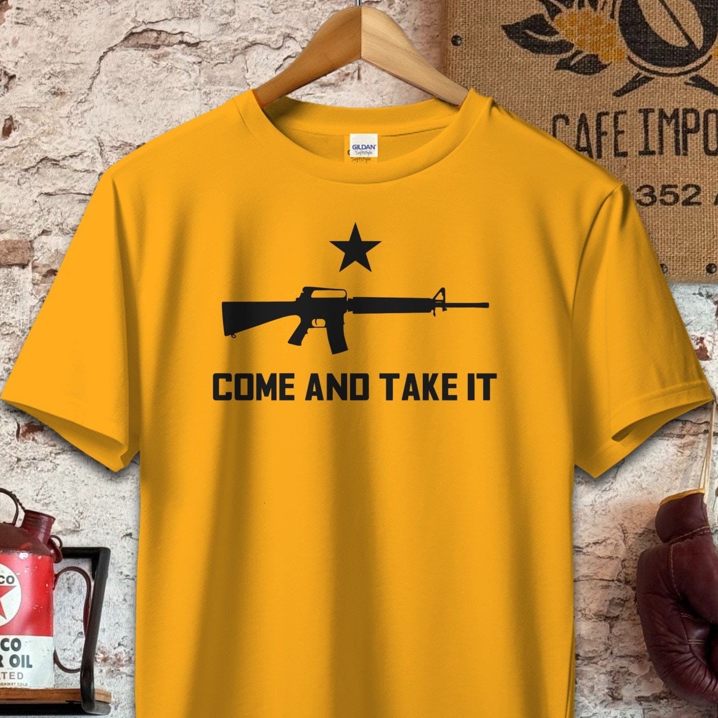 T-shirt / S / Gold Come and Take It Shirt