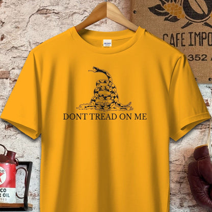 T-shirt / S / Gold Don't Tread On Me Shirt