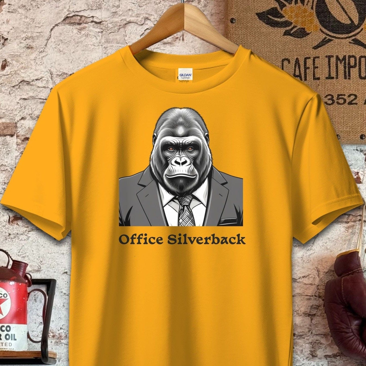 T-shirt / S / Gold Office Silverback T-Shirt