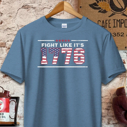 T-shirt / S / Heather Indigo Fight Like It's 1776 Patriotic Shirt