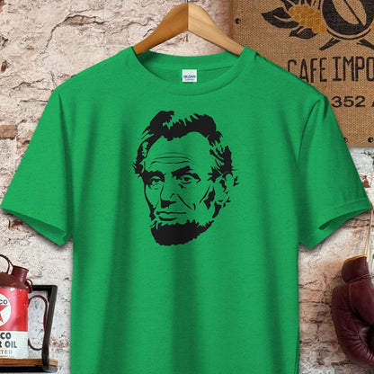 T-shirt / S / Heather Irish Green Abe Lincoln Shirt