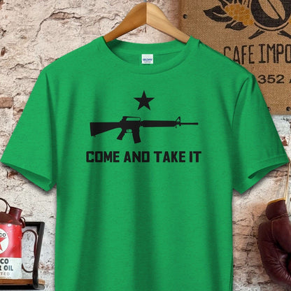 T-shirt / S / Heather Irish Green Come and Take It Shirt