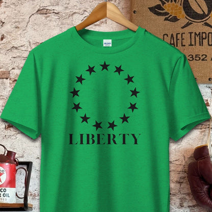 T-shirt / S / Heather Irish Green Liberty Star Shirt