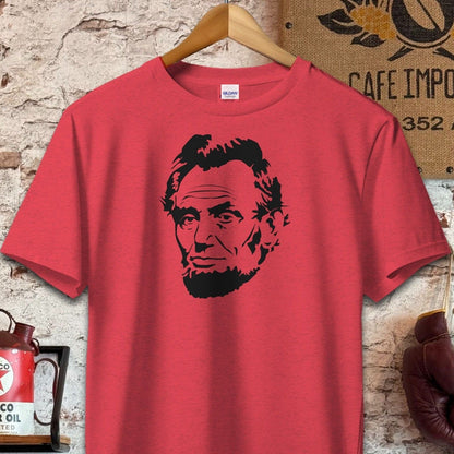 T-shirt / S / Heather Red Abe Lincoln Shirt