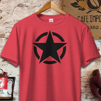 T-shirt / S / Heather Red Army Star Shirt