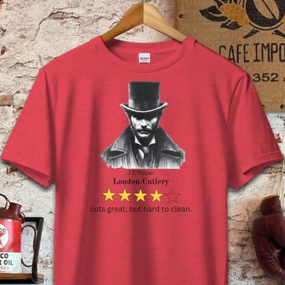 T-shirt / S / Heather Red London Cutlery J. T. Ripper T-Shirt