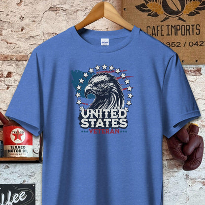 T-shirt / S / Heather Royal United States Veteran Shirt