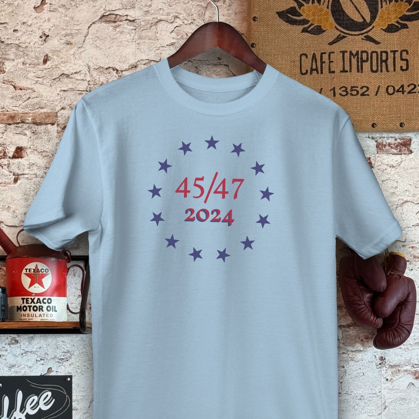 T-shirt / S / Light Blue 2024 45/47 Trump Shirts