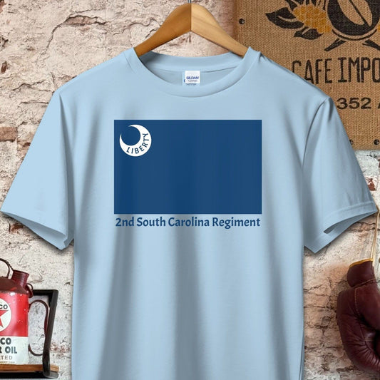 T-shirt / S / Light Blue 2nd South Carolina Regiment Shirt