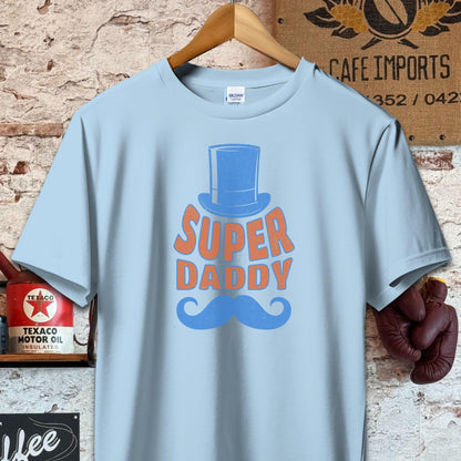 T-shirt / S / Light Blue Super Daddy Shirt