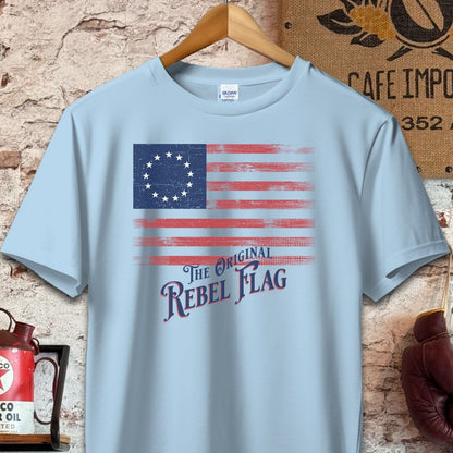 T-shirt / S / Light Blue The Original Rebel Flag Shirt