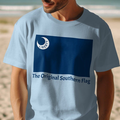 T-shirt / S / Light Blue The Original Southern Flag Liberty Shirt