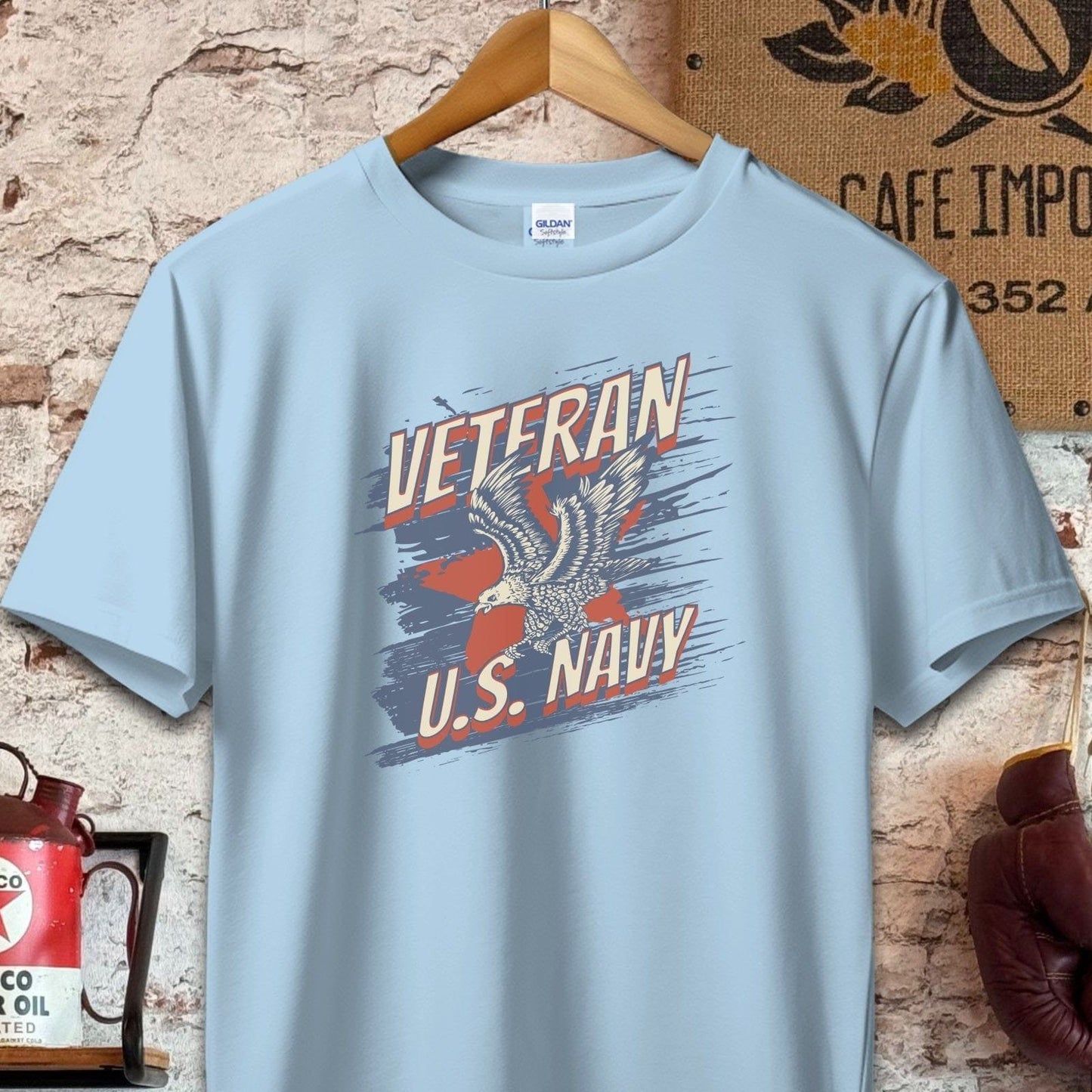 T-shirt / S / Light Blue U.S. Navy Veteran Shirt