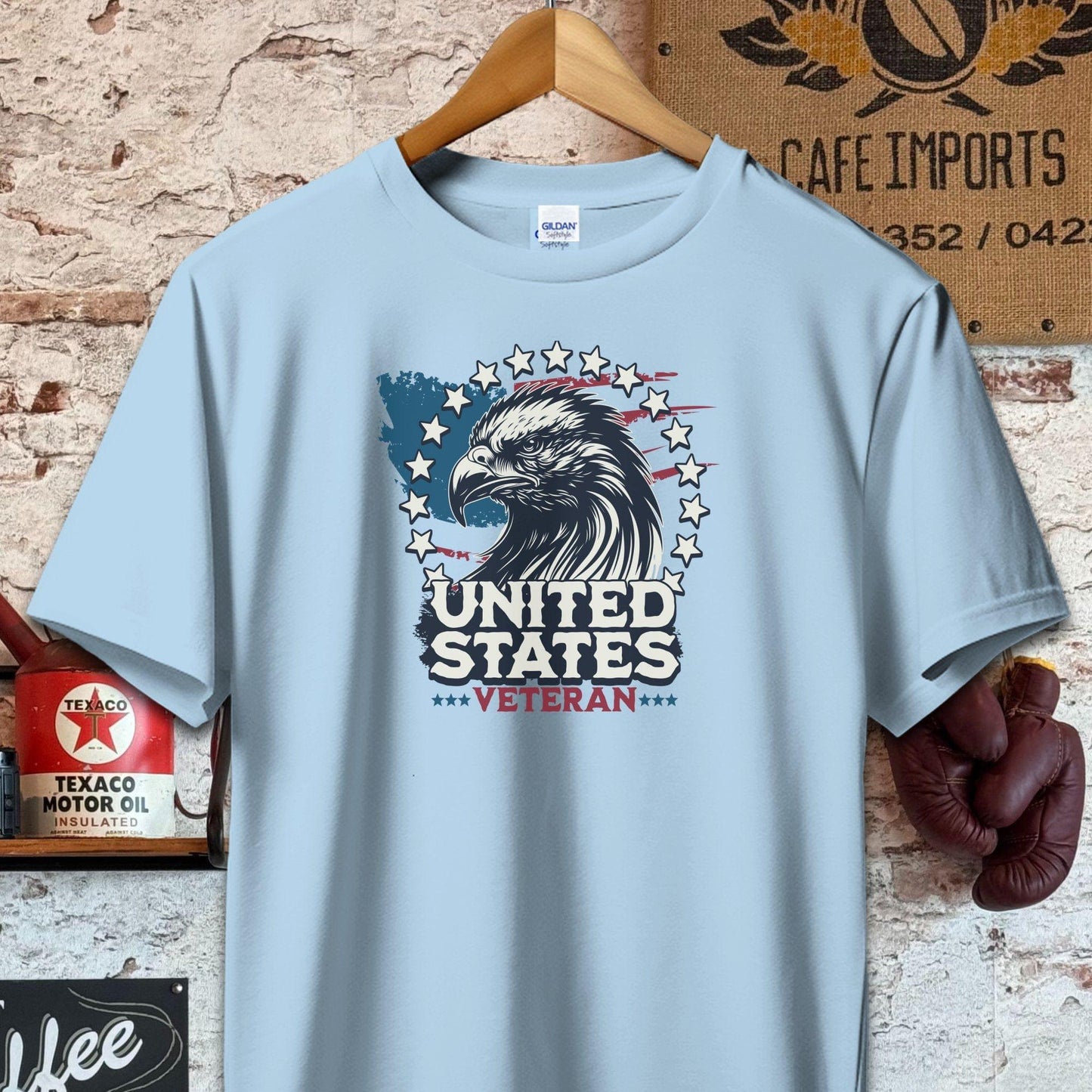 T-shirt / S / Light Blue United States Veteran Shirt