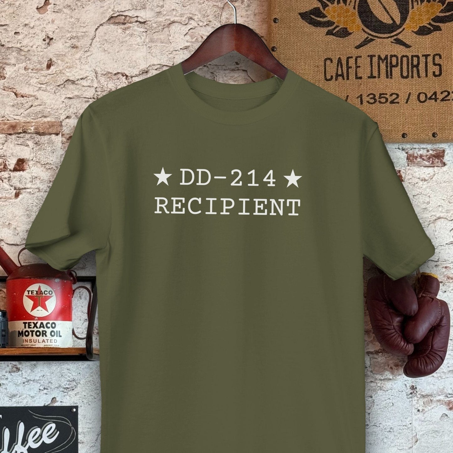 T-shirt / S / Military Green DD-214 Recipient Shirts