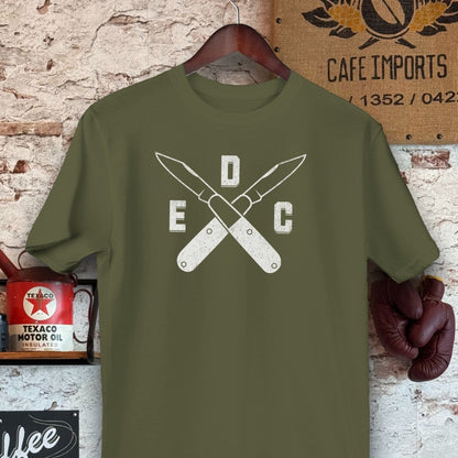 T-shirt / S / Military Green EDC Knives Shirts