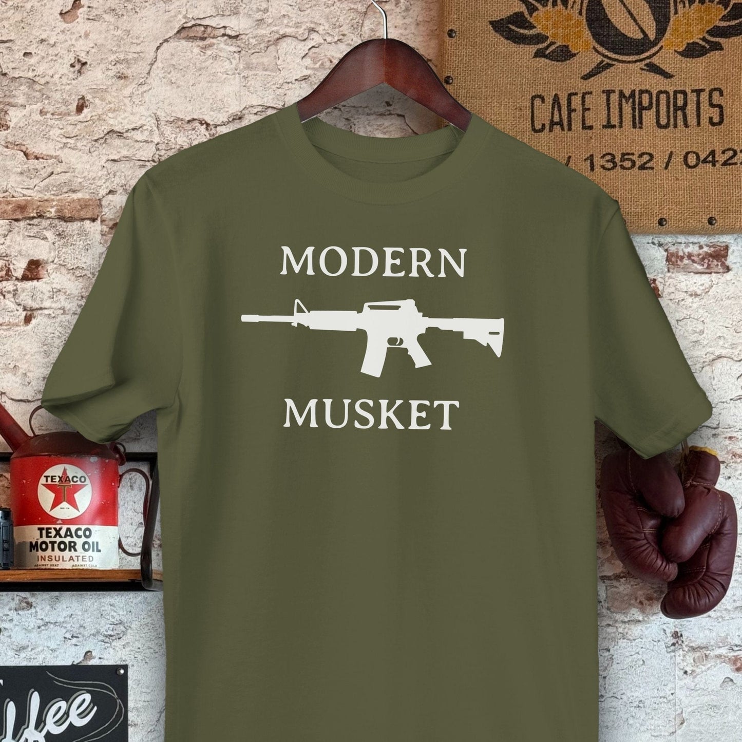 T-shirt / S / Military Green Modern Musket Shirts