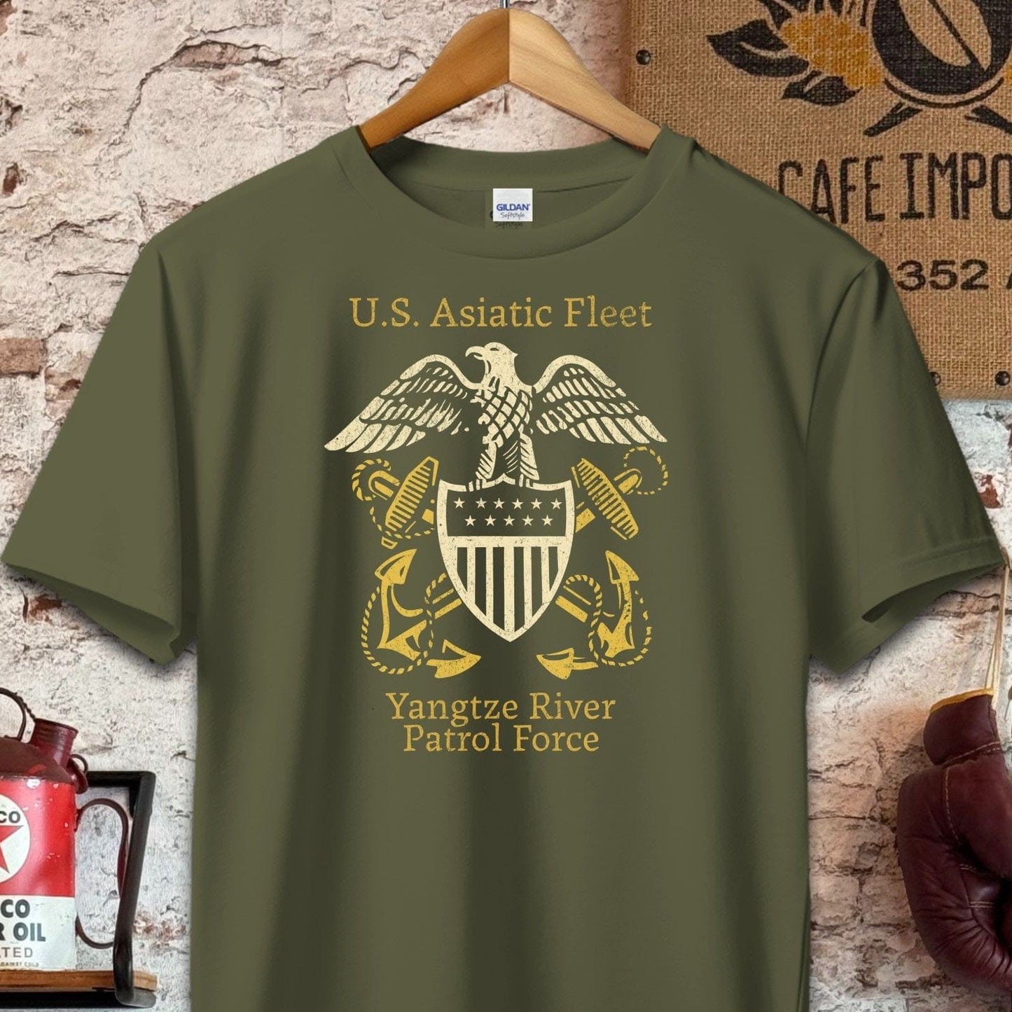 T-shirt / S / Military Green U.S. Asiatic Fleet Shirt