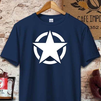 T-shirt / S / Navy Army Star Shirt